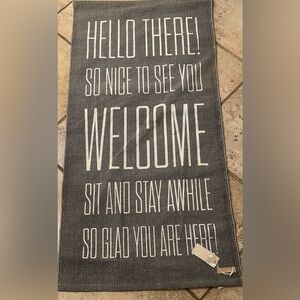 NWT Bloomingville mat